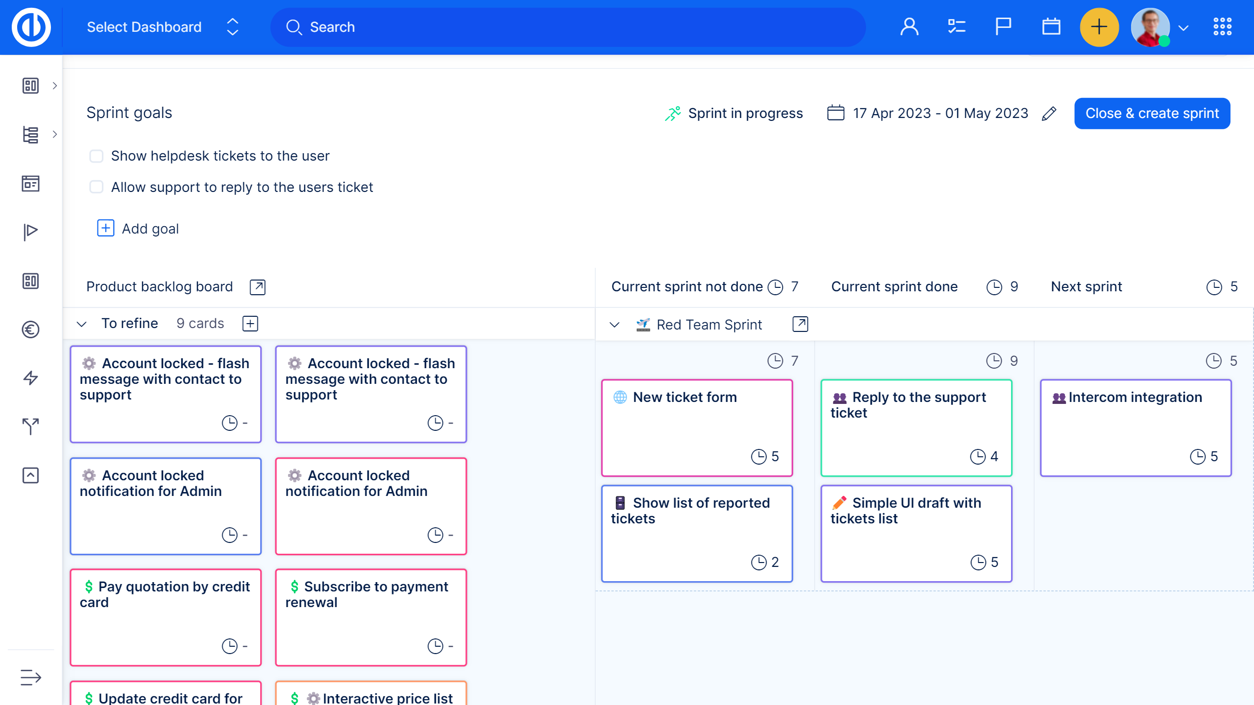 screenshot of Easy Redmine